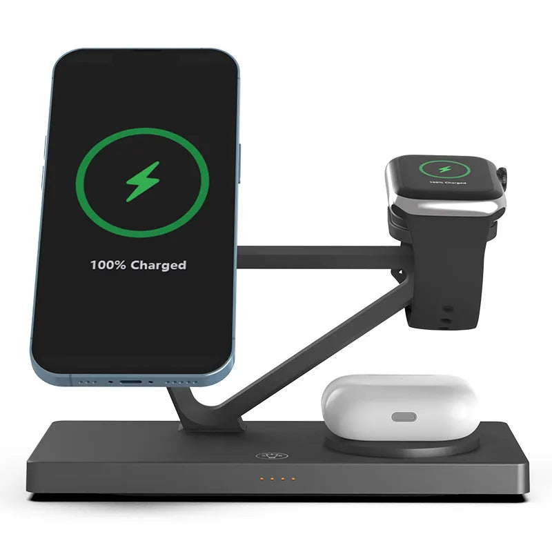 5-in-1 Wireless Charger Night Light | Phone, Watch, Earbuds & Ambient Glow
