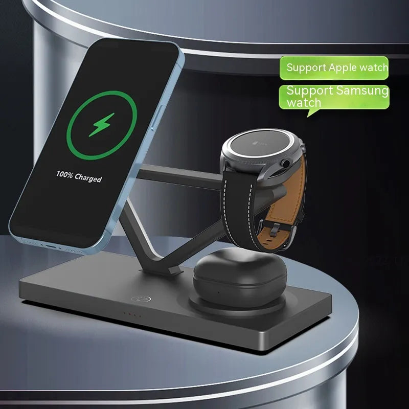 5-in-1 Wireless Charger Night Light | Phone, Watch, Earbuds & Ambient Glow